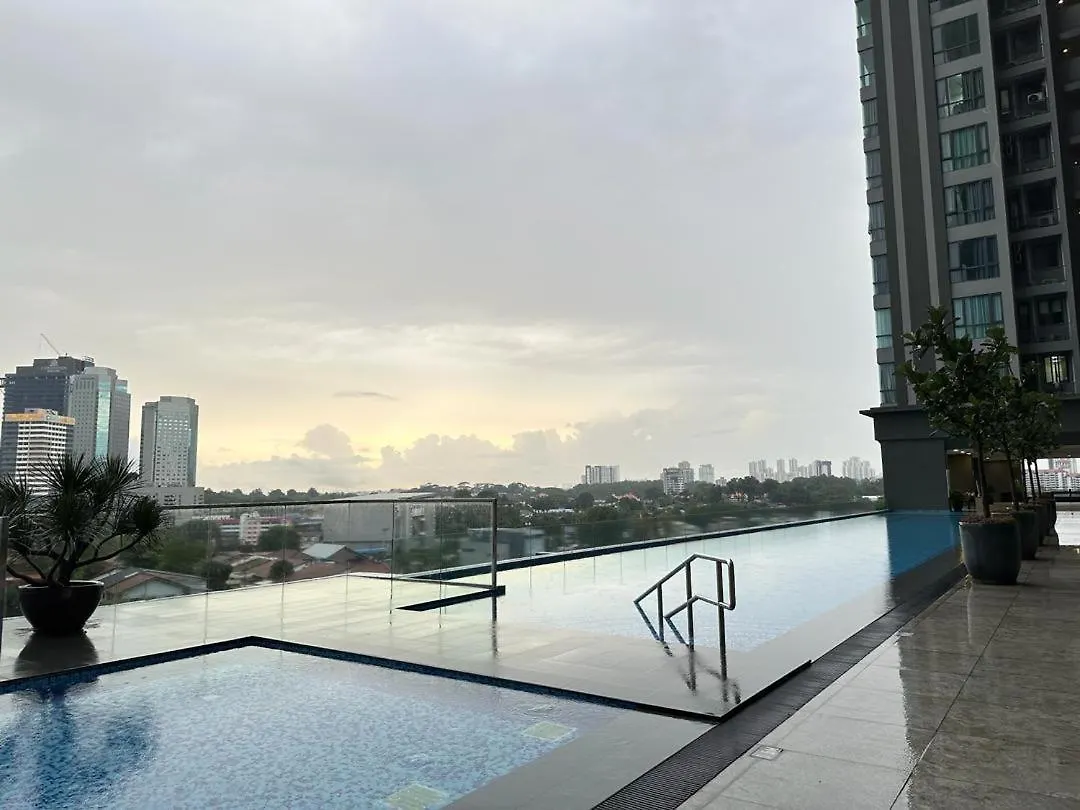 아파트 Sks Pavillion Cozy Studio With Netflix Wifi Car Park 조호르 바루